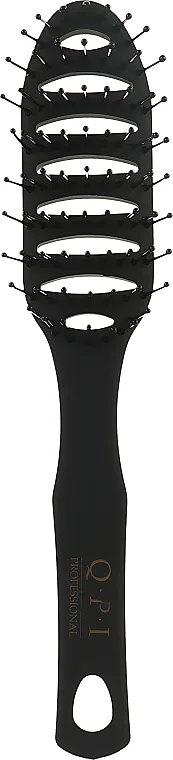 QPI Щітка PM-5035 чорна "Ложка" антистатик 18см