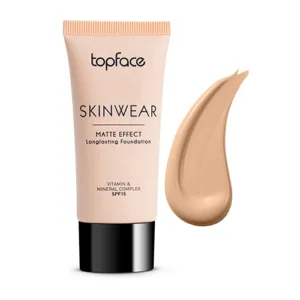 TopFace PT468 Тонал.крем "Skinwear Matte Effect Foundation" 30мл(№02)