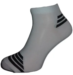 арт 463  (27-29, 331 св.сірий) гладь,кор.спорт мод,полоси у п'ятки,Ч.НП