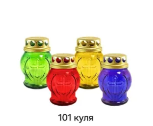 Лампадка 101 (скло) метал/кр