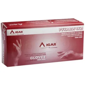 РУК. НІТРИЛ блакитні неопуд. "IGAR " - L