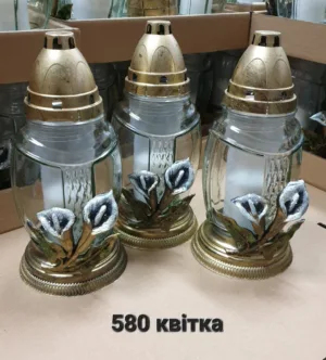 Лампадка 580 квітка (скло)
