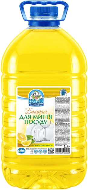 BALU бальзам д/миття посуду "Соковитий лимон" пл. пет 5л