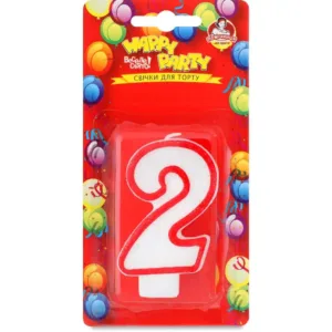 Свічка тортова цифра "2"