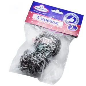 Happy house Шкребок д/посуди (2шт) з тримачем