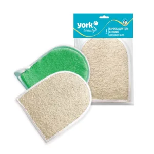 YORK 1501 Губка-Рукавиця д/тіла з Люфи