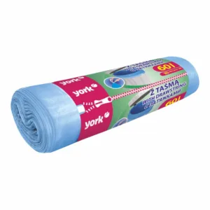 YORK 9062 Пакети д/сміття із зав"язками 60л/10шт СИНІ