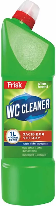 ТМ"Frisk"Засіб д/миття унітазу "Pine Scent" 1,1л