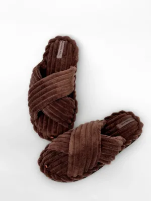 Капці 13242 домашні жін HS-Puffy коричн (Х) р.36/37