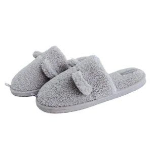 Капці 10404 домашні чол HS хутряні TEDDY сірі р.40/41