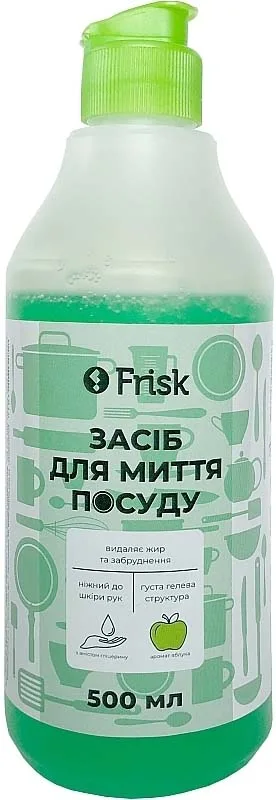 FRISK Засіб д/посуду яблуко 0,5л