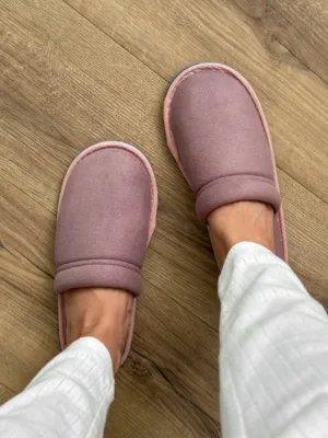 Капці 13133 домашні жін фліс закриті ліловий р.36/37