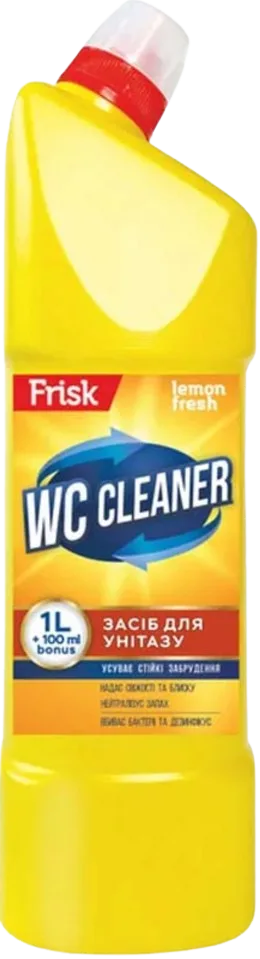 Засіб для унітазу 1л та 5л