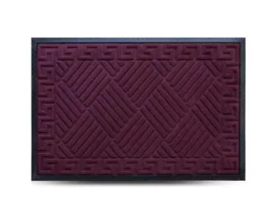 Килимок під двері п/д MX 40x60 бордо 1000008658