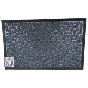 Килимок під двері п/д GRASS 50x80 сірий 1000008675