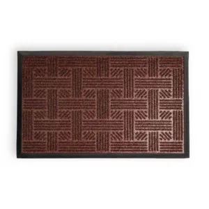 Килимок під двері п/д GRASS 50x80 коричн. 1000008676