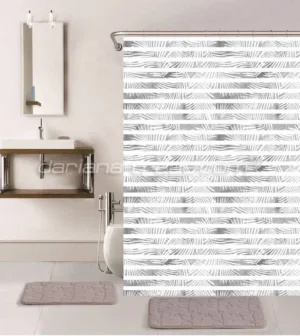 Шторка (фіранка) д/душу з поліестеру 180*180 см, 12 кілець  XRQ-RP-604 1000007245