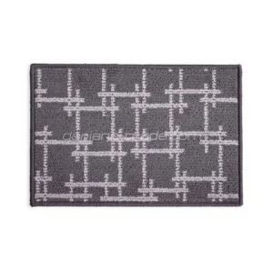 Килимок д/підлоги тафтинговий MINI 40*60см полоса св.-сірий/сіра 1000007895