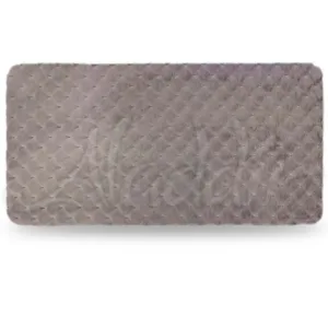 Килимок д/підлоги з еко-хутра  60*100см Діамант мигдал.-беж. 1000007695