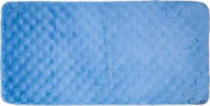 Килимок д/підлоги з еко-хутра  75*150см Діамант хрустал.-блак. 1000007547