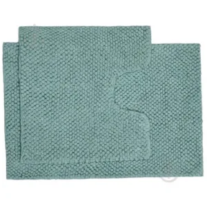 НБ килимків д/ванних кімнат Ананас 55*50+55*80 крижаний зелений 1000009342