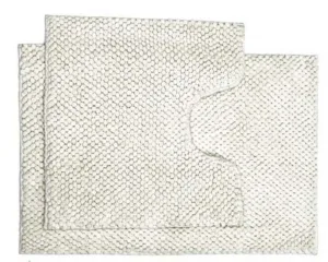 НБ килимків д/ванних кімнат Ананас 55*50+55*80 молочний 1000009339