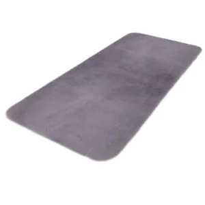 Килимок д/підлоги з еко-хутра  75*150см т.сірий 1000008722