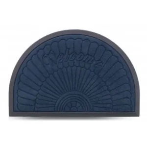 Килимок під двері п/д MX 40x60 (півколо) т.синій 1000008652