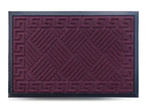 Килимок під двері п/д MX 45x75 бордо 1000009312