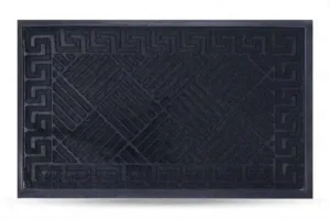 Килимок під двері п/д MX 60x90 чорний 1000009319