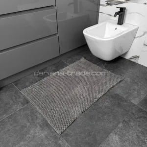 Килимок д/ванних кімнат Ананас 55*80 срібно-сірий 1000009092
