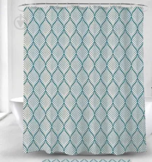 Шторка (фіранка) д/душу з поліестеру 180*180 см, 12 кілець  XRQ-RP-444 1000007238