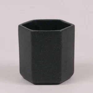 Горщик 10942404 для сукулентів №7 крихта чорна 0,35л