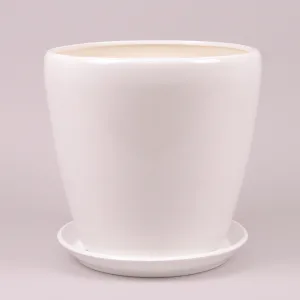 Горщик Грація №1 глянець 10л білий 10928097