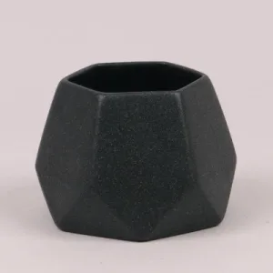 Горщик 10942399 для сукулентів №2 крихта чорна 0,35л